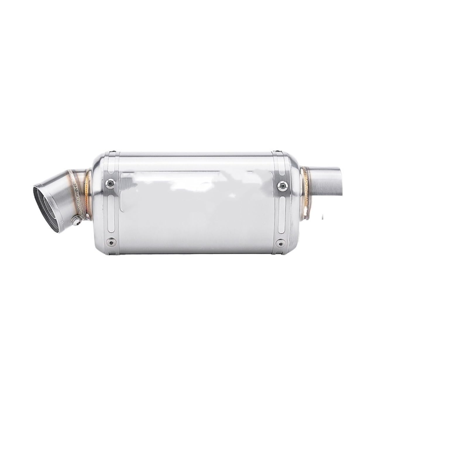 motocyklowy wydech Akcesoria Motocyklowe Modyfikacja Rury Wydechowej Pasująca Do Uniwersalnych Dojazdów Do Pracy Pasuje Do Ninja 250 400 Ze Stali Nierdzewnej(Short stainless steel-310MM)