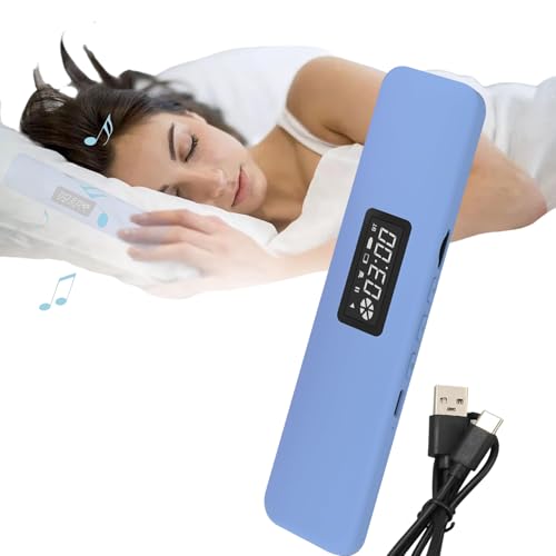 Bluetooth Pillow Speaker for Sleeping, Bone Conduction Stereo Wireless Music Sleep Headphones, Under Pillow Speaker Insomnia Mini White Noise Machine for Side Sleepers