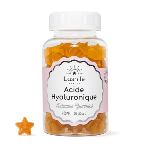 Lashilé Beauty Gummies Acide Hyaluronique 111,5 mg Peau Rides Hydratation