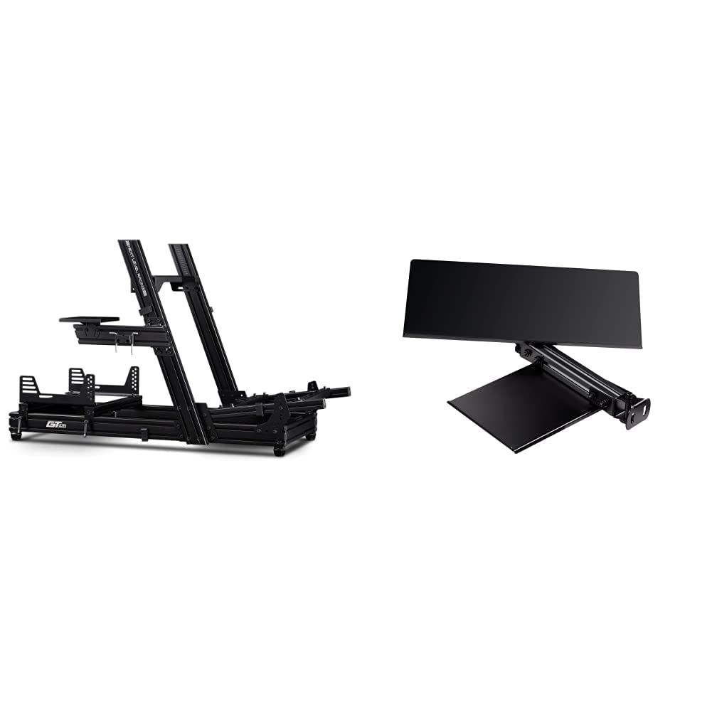 Next Level Racing GTElite Racing Simulator Cockpit- Wheel Plate Edition NLR-E022 and Next Level Racing F-GT Elite Keyboard