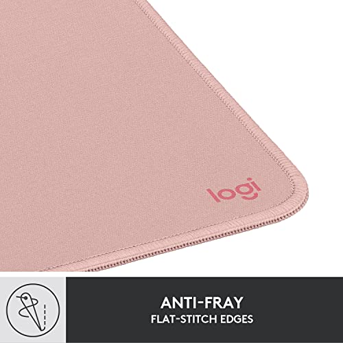 Logitech Mouse Pad – Studio Series, con Base de Goma Antideslizante, Superficie Resistente a Salpicaduras, Materiales Duraderos, Portátil, Diseño Fresco y Moderno – Rosa 6