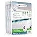 Guardmax Bed Bug Proof Mattress Encasement Protector Zippered Style, 100% Waterproof Cover, Hypoallergenic and Breathable, Soft and Noiseless - Queen Size (60x80x11)