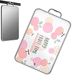 Tablas de cortar de acero para cocina, tabla de cortar de acero inoxidable de doble cara, resistente, multifuncional, herramientas de servir para ensaladas, frutas, carne, queso