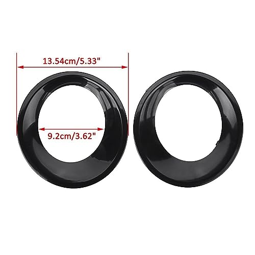 Marco negro de parachoques para BMW X3 E83 LCI, soluciona desajustes 3