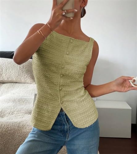 Chaleco de verano ligero y transpirable con botones 5