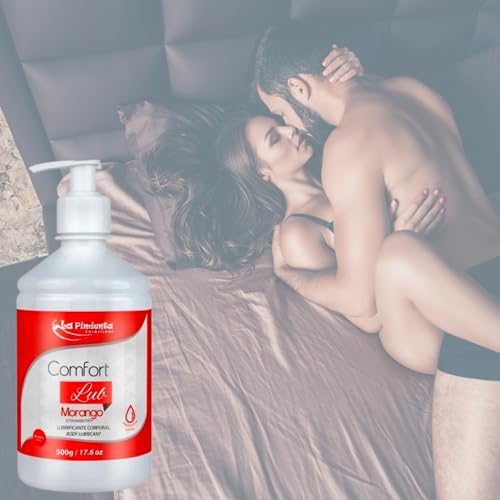 Lubrificante Comfort Lub 500g Sabor Gel Grande Base D'Água Maior do Mercado La Pimienta Excitante d
