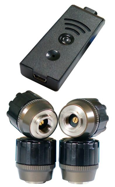 TireMoni STM-572-S4X-2 Smartphone TPMS Kit, 4 sensori a 12,5 Bar.