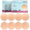 CHARMKING-Pasties-Nipple-Covers-4-Pairs-for-Women-Reusable-Adhesive-Silicone-Nipple-Covers-No-Show CHARMKING Pasties Nipple Covers 4 Pairs for Women, Reusable Adhesive Silicone Nipple Covers No Show