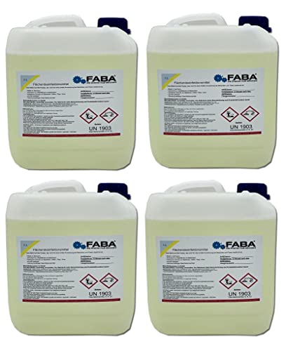 4 x 5 L Flächendesinfektionsmittel Oberflächen Desinfektionsmittel ohne...