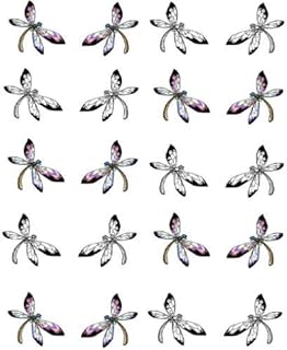 Silhouette Dragonfly Waterslide Nail Art Decals