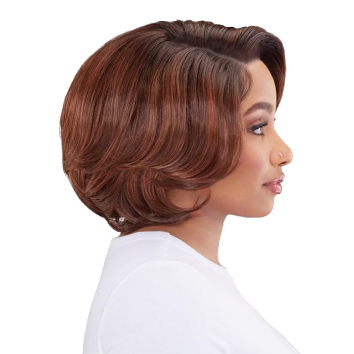 Xceptional Gold Label Wide Synthetic Glueless Wavy Bob HD Lace Front Wig - GOLD UNIT 3 (1)