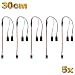 Produktbild VUNIVERSUM 5 Stück Premium Servo Y Verlängerungskabel 30cm V Kabel Y-Kabel Verlängerung mit Futaba Robbe Hitec kompatibel Stecker Male auf Female von Mr.Stecker Modellbau®