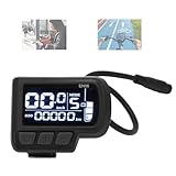 [Easy Installation] Comes with a lcd screen bracket and is compatible with 22.2mm handlebars, making it easy to install and use. [Versatile Usage] Suitable for electric bikes, this lcd display panel meets various needs for different types. [Premium M...