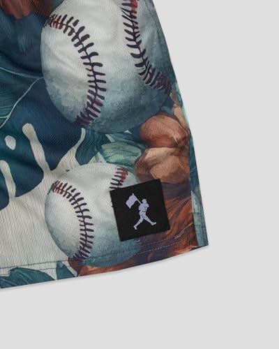 Aloha Ball Diamond Air Mesh Shorts - Youth3