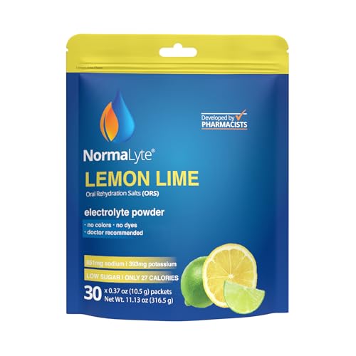 NormaLyte Lemon Lime - Electrolyte Powder Packets | Clinically Studied