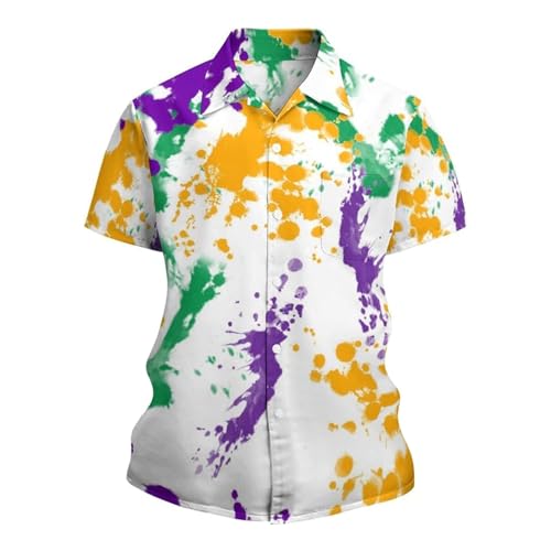 Chemise homme travail et casual verte à manches courtes pour le bureau