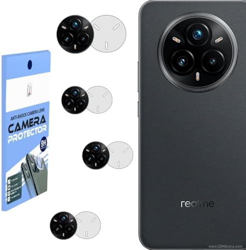 Berries™ (Pack of 4) Camera Guard Camera Lens Protector Compatible For REALME 14 PRO PLUS 5G (Unbreakable Material) with Easy Installation Kit