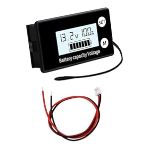 HUAZIZ 1Pcs Batterie Kapazität Tester Voltmeter