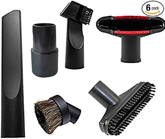 Vacuum Attachments 32mm (1-1/4 inch) or 35mm (1-3/8 inch) Vacuum Cleaner Accessories Brush Nozzle Crevice Tool for Standard Hose