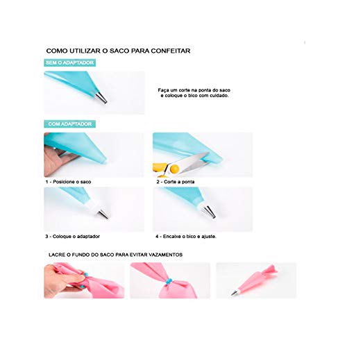 Kit de 12 bicos Russos para confeitar