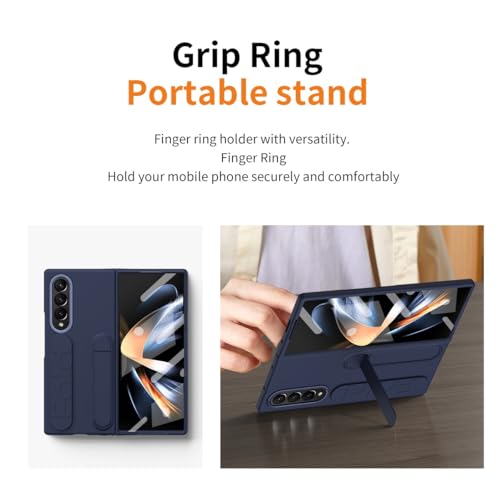 Coque antichoc Galaxy Z Fold 4 mince avec support pour éviter les chutes