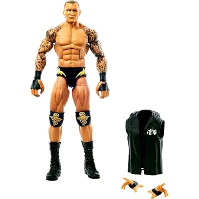 Mattel WWE Elite Collection Top Picks Action Figure & Accessories Set, Randy Orton 6-inch Collectible with Articulation & Interchangeable Parts