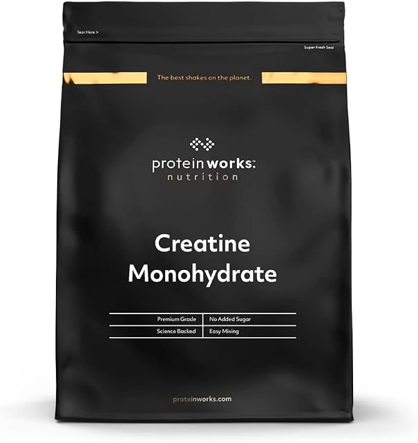 Protein Works - Creatine Monohydrate Powder | 100% Pure & Fine | Premium Grade Supplement For Lean Muscle Growth | Vegan | Unflavoured | 250 g