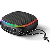 eppfun SK004 Bluetooth5.3 スピーカー ワイヤレススピーカー ブルートゥー 5W 出力 ステレオのポータブルブルートゥーススピーカー マイク内蔵 USB C充電 micr...