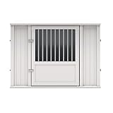 New Age Pet ECOFLEX Flexi Dog Crate with Flexible Door Placement, Antique White, Large