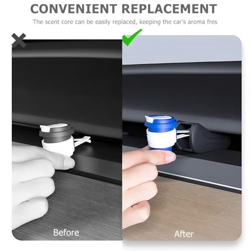 Image of 2Pcs Air Freshener Adapter Designed for Model 3 /Y Air Vent Accessories Compatible with 2017-2024 Model 3 and 2020-2024 Model Y (Air Freshener not Included)
