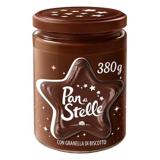 Pan di Stelle Crema Spalmabile di Cacao, Nocciole e Granella di Biscotto, Ideale Per Colazione o Merenda, 380 g