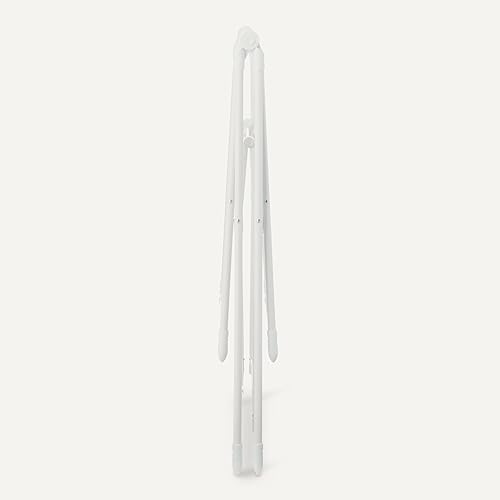 Miniatura 3 de Tienda Basics Tendedero de ropa de metal plegable de 2 alas, 61x23.6x39.3 pulgadas, blanco