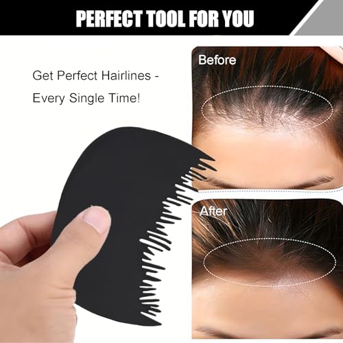 Hairline Optimizer Peine Negro Portátil 2 Piezas miniatura 4