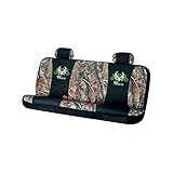 Bone Collector Mid-Size Camo Bench Seat Cover (Realtree AP Camo, Durable Polyester Fabric, Includes One Seat Cover and Two Headrest Covers, Sold Individually)