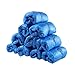 BEILOCKERY 100pcs Disposable Plastic Shoe Covers, PE Shoe Booties Covers for Indoors, Shoe Covers for Housework, Visiting and Decorating