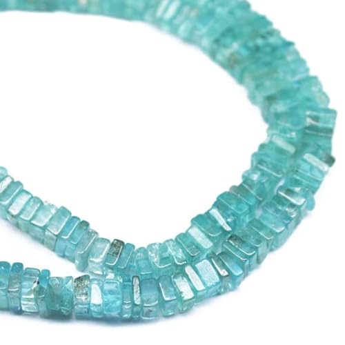 Apatite bleue heishi pour sublimer vos bijoux fait main et ateliers créatifs DIY