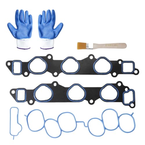 Image of Intake Manifold Gasket Set, for Lexus ES330 2004-2006, for RX330 2004-2006, for RX400h 2006-2008, for Toyota Camry /Highlander /Sienna /Solara, 2004-2010, 3.3L, OE, MS927661, 037-6181, IG953