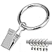 Byour3-55 Ganci per Tende con Anelli - Occhielli Bastoni Tende
