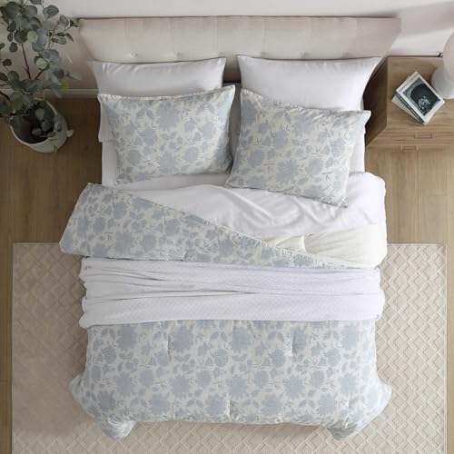 Lit Twin impeccable sans repassage avec Nautica Réversible Room Essentials bleu - 4