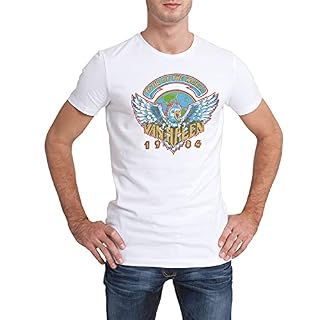 Van Halen 1984 Tour of The World T-shirt pour homme Imprimé graphique - Les Beatles, Paul McCartney, John Lennon, RIngo Starr, George Harrison