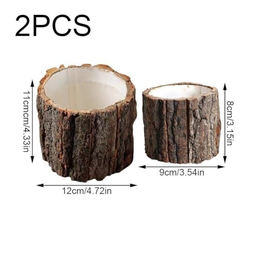 Simulation de pot de fleur en bois pour compositions florales - 8
