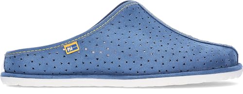 Pantuflas para Mujer NORDIKAS 1890 Triangulo de la Talla 35 en Color Denim