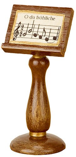 Preisvergleich Produktbild Notenständer - 4cm / Weihnachtsengel - Original Erzgebirge Engel -Hubrig Volkskunst