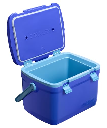 Image of Stanley Adventure Outdoor Cooler 16 qt | Heavy Duty Outdoor Camping Cooler with Easy Carry Top Handle | BPA-Free | Cobalt
