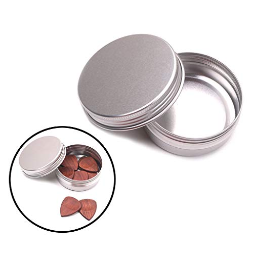 Laimoere Boîte de médiators portable en forme ronde pour guitare - Les Beatles, Paul McCartney, John Lennon, RIngo Starr, George Harrison Laimoere Boîte de médiators portable en forme ronde pour guitare – Image 3