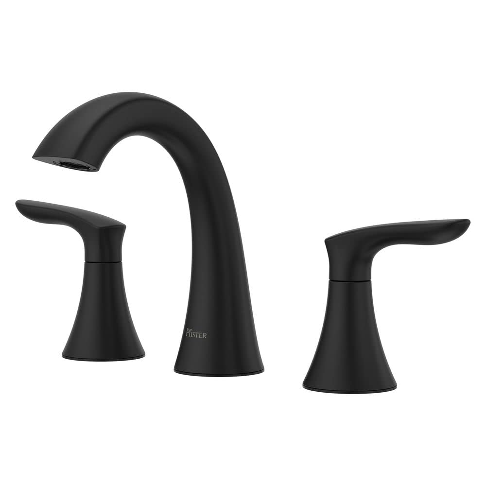 Pfister Weller 20,32 cm Geniş Banyo Bataryası Mat Siyah