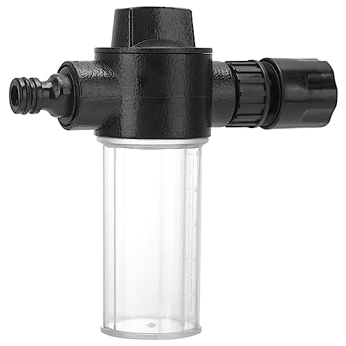 Adjustable Garden Hose Foam Water Sprayer 100ML High Pressure Water Gun with Jet Pot Car Cleaning Washer Spray Nozzle Foam Pot Hose for Pet Shower, Lawn & Plant Watering Window Watering Cleaning