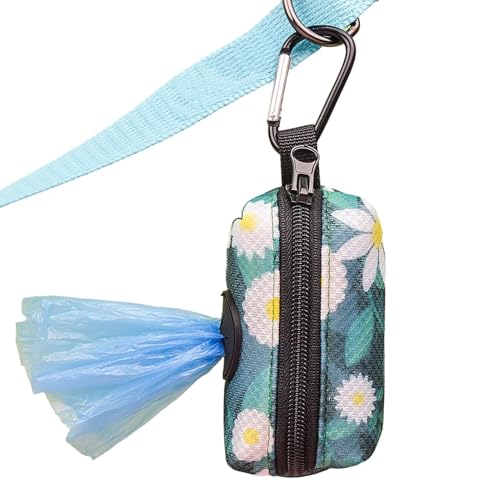 Dispensador De Bolsas Para Excrementos De Perros - Soporte Para Bolsas Para Excrementos De Perros | Portarrollos Para Bolsas De Caca De Perro Con Estampado Gráfico | Soporte Para Bolsas De Basura Para
