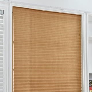 Temporary Blinds Stick On No Drill Blinds Blackout Blind Cut to Size Easy Fit Self Adhesive Pleated Blinds for Windows Doors