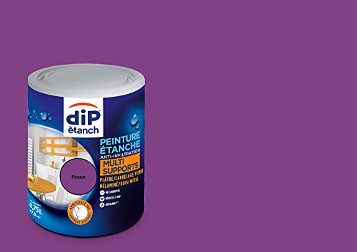 Peinture Multi-Supports, Dip étanch - Prune Satin, 0,75L